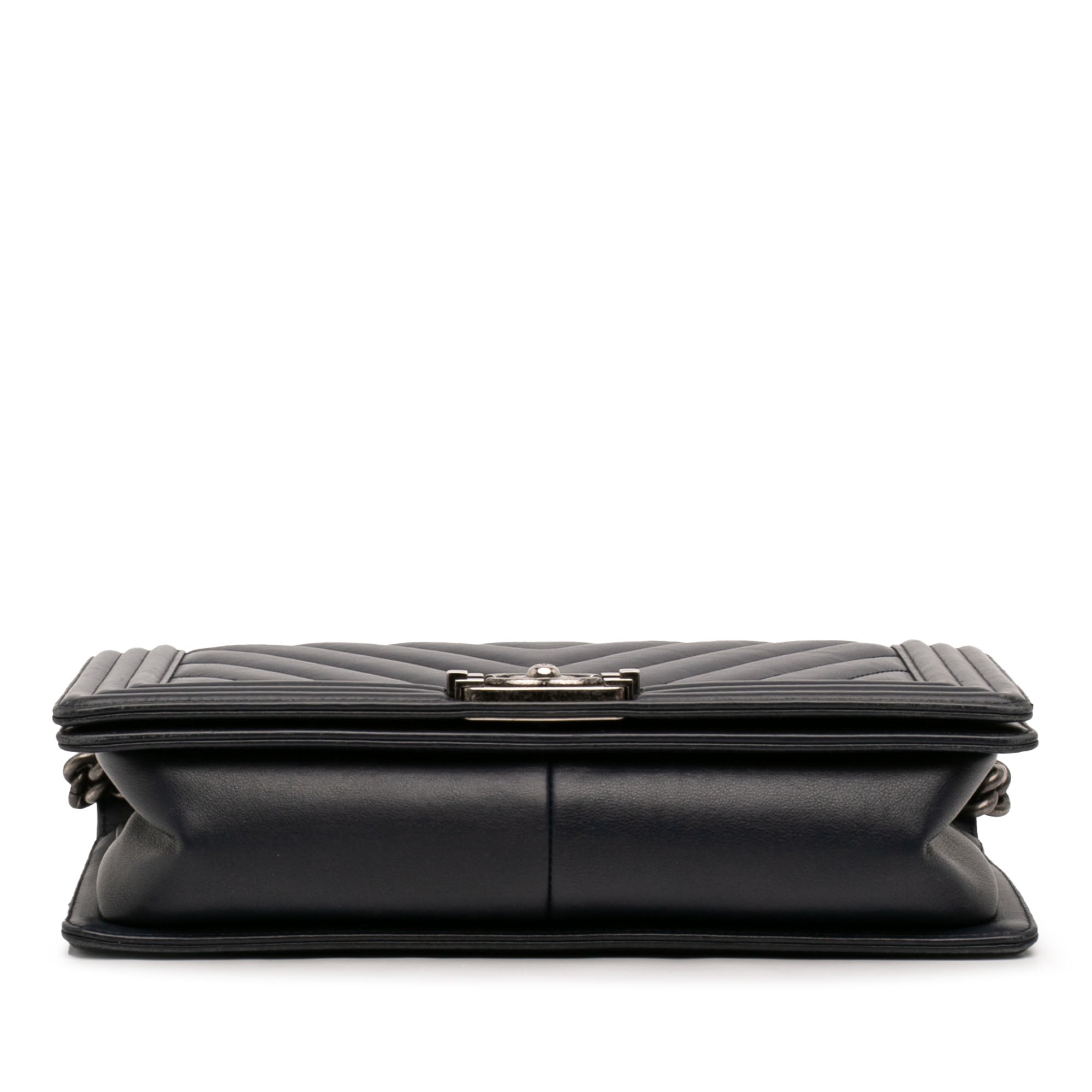 Medium Chevron Lambskin Boy Flap - Image 3