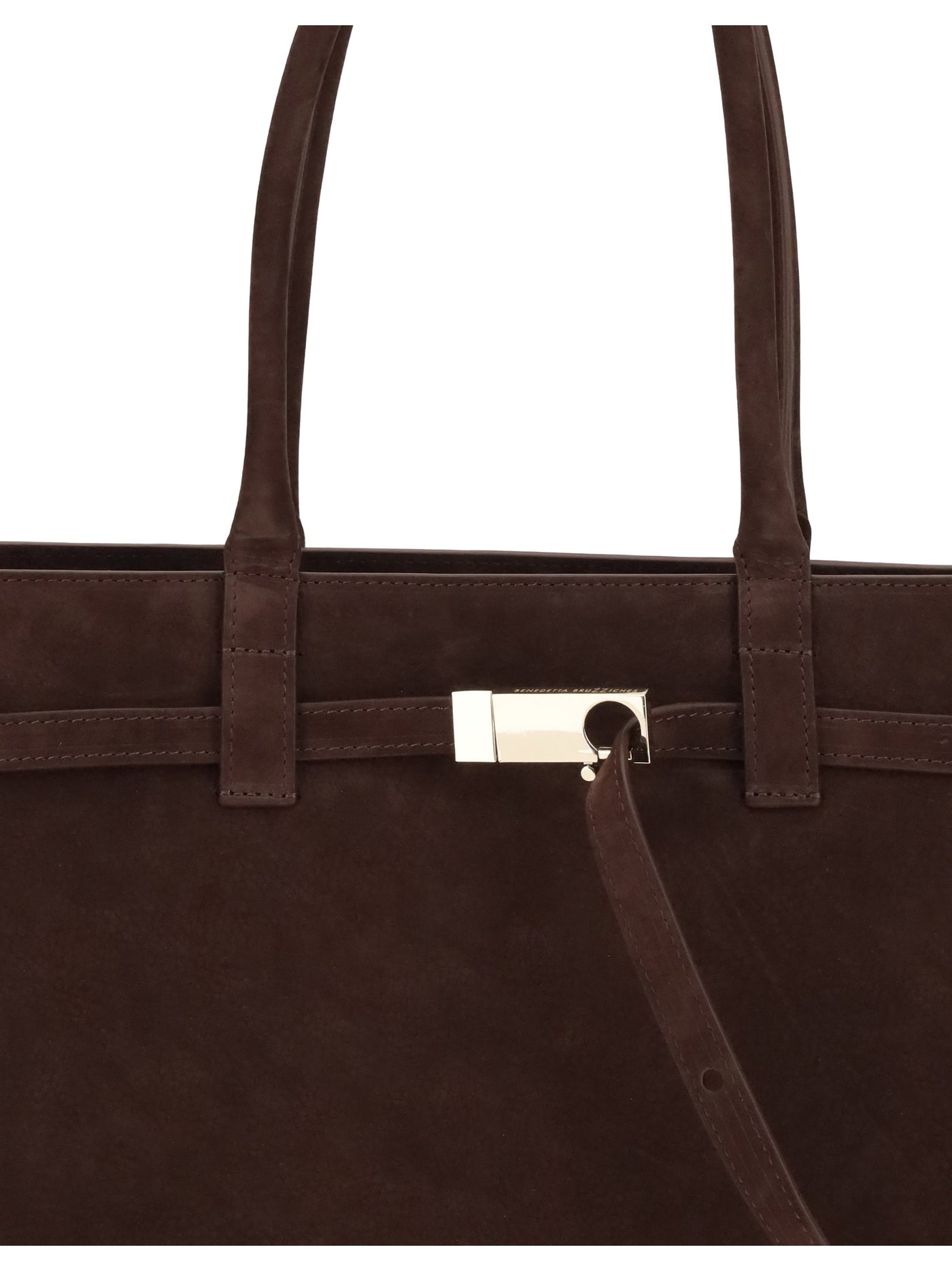 Benedetta Bruzziches Mame Weekend Shoulder Bag — Brown Calf Leather (bos Taurus)