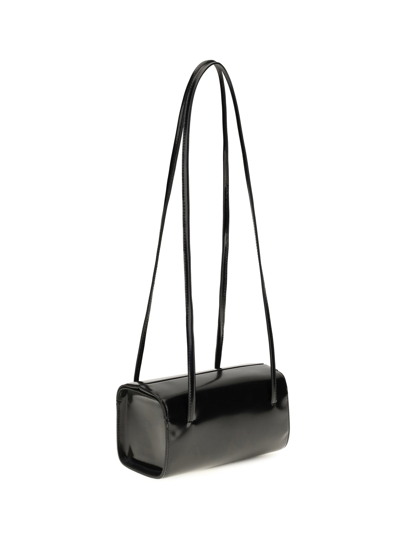 Fane Shoulder Bag — Black Calf Leather
