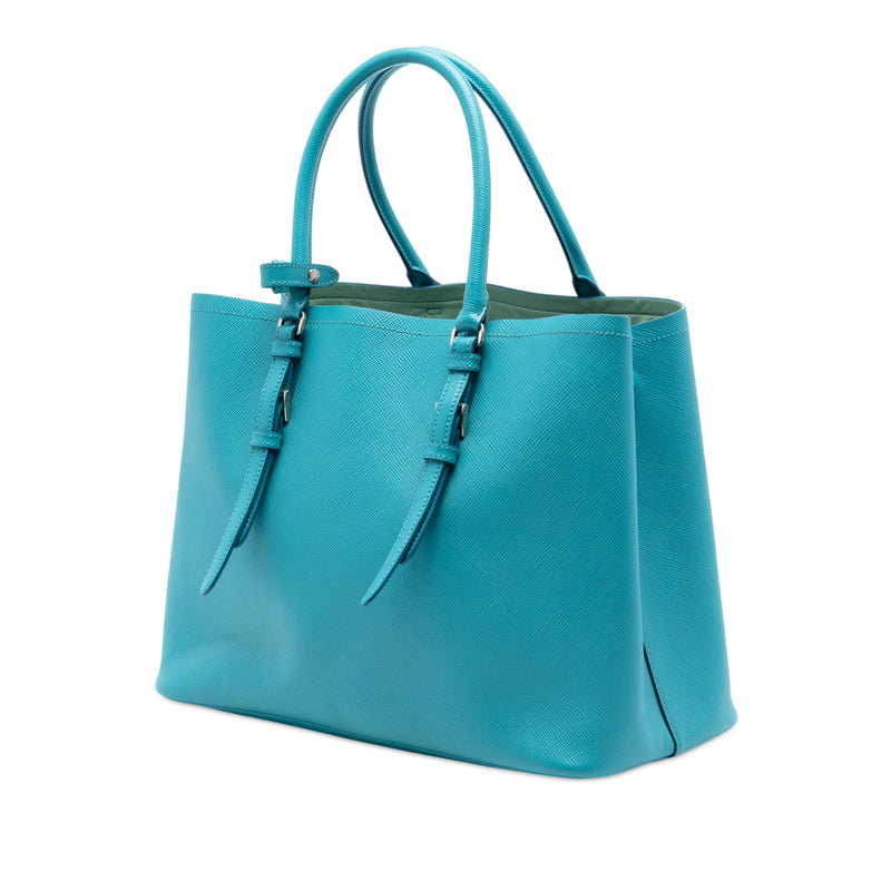 Medium Saffiano Cuir Double Handle Satchel - Image 2