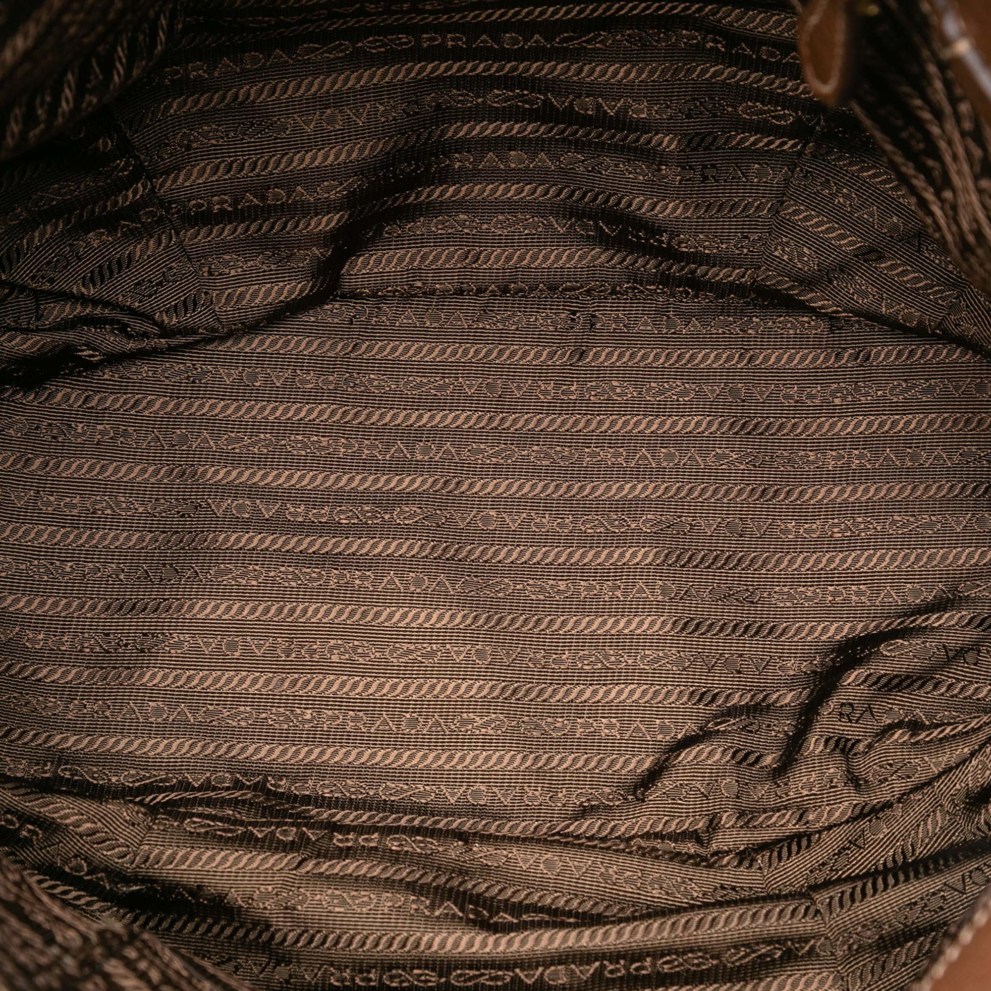 Vitello Daino Trimmed Tessuto Satchel - Image 4