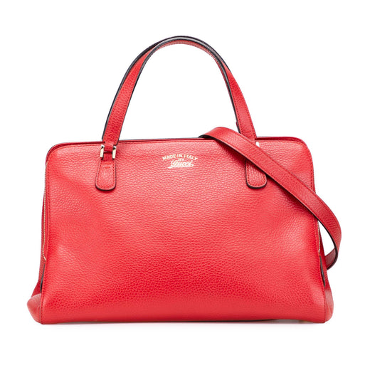 Calfskin Swing Top Handle Satchel - Image 1