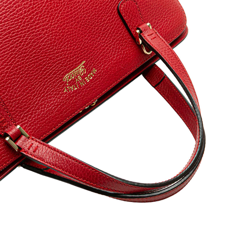 Calfskin Swing Top Handle Satchel - Image 12