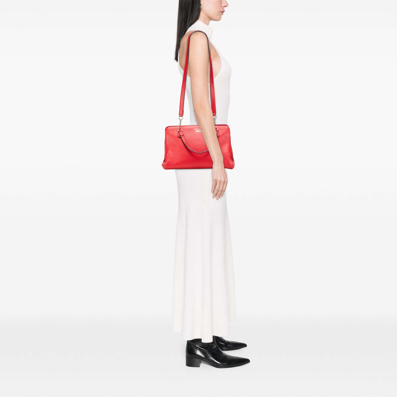 Calfskin Swing Top Handle Satchel - Image 13