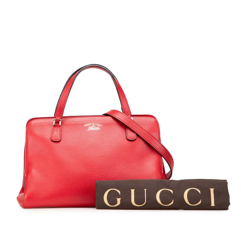Calfskin Swing Top Handle Satchel - Image 14