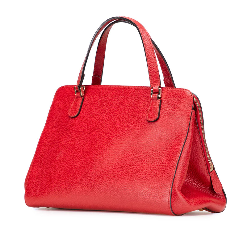 Calfskin Swing Top Handle Satchel - Image 2