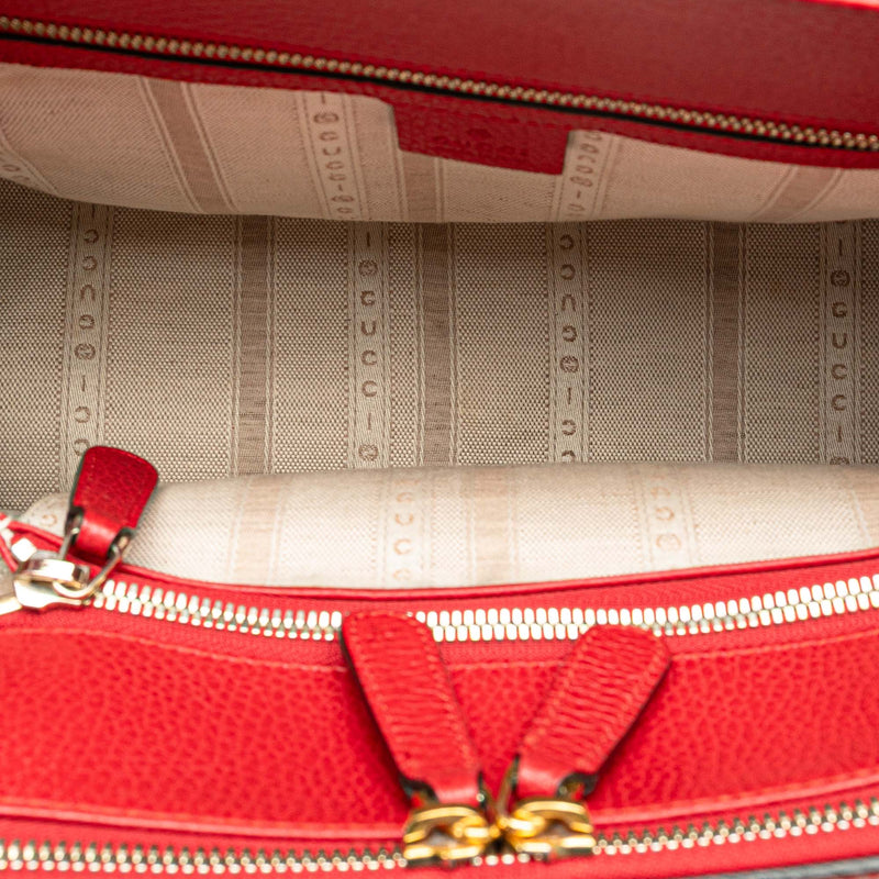 Calfskin Swing Top Handle Satchel - Image 4