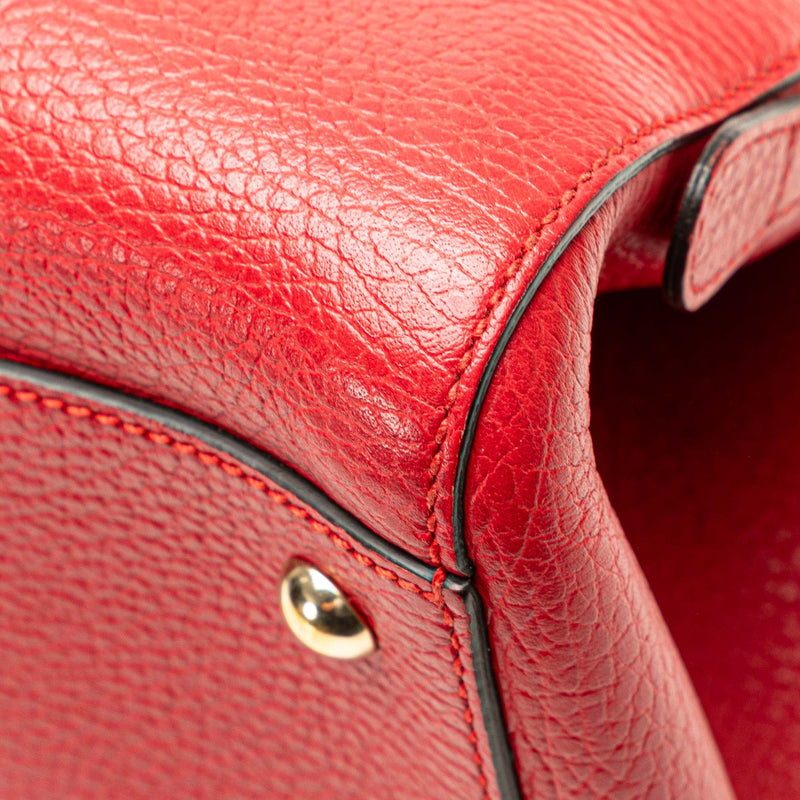 Calfskin Swing Top Handle Satchel - Image 8