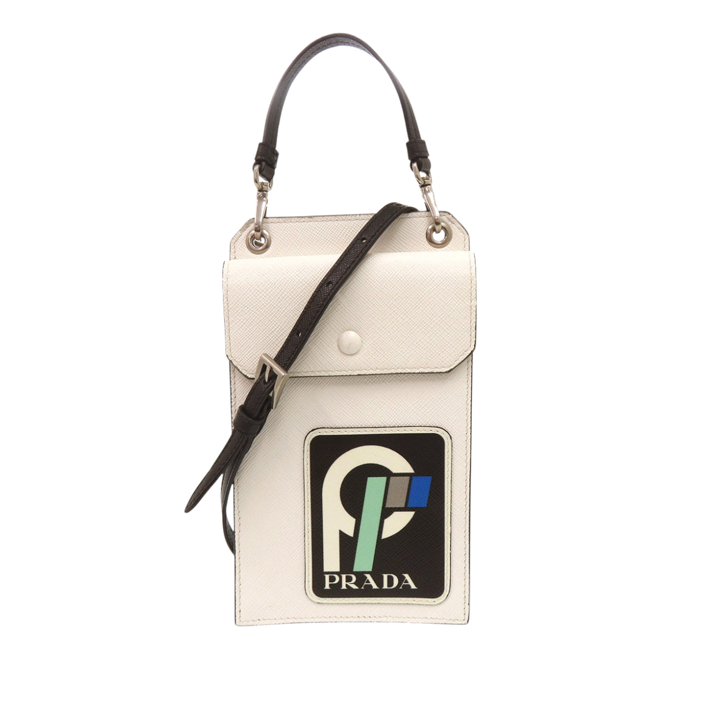 Saffiano Patch Phone Holder - Image 1