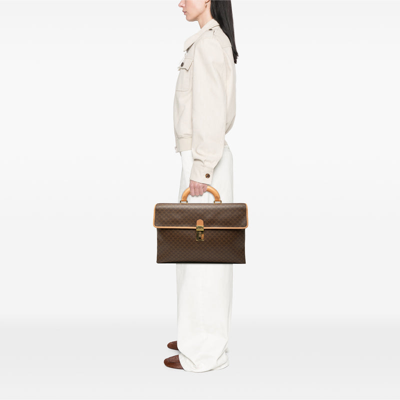 Macadam Coated Canvas Business Bag - Image 6