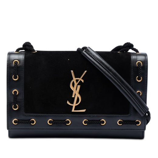 Medium Suede Rope Stitch Kate Crossbody - Image 1