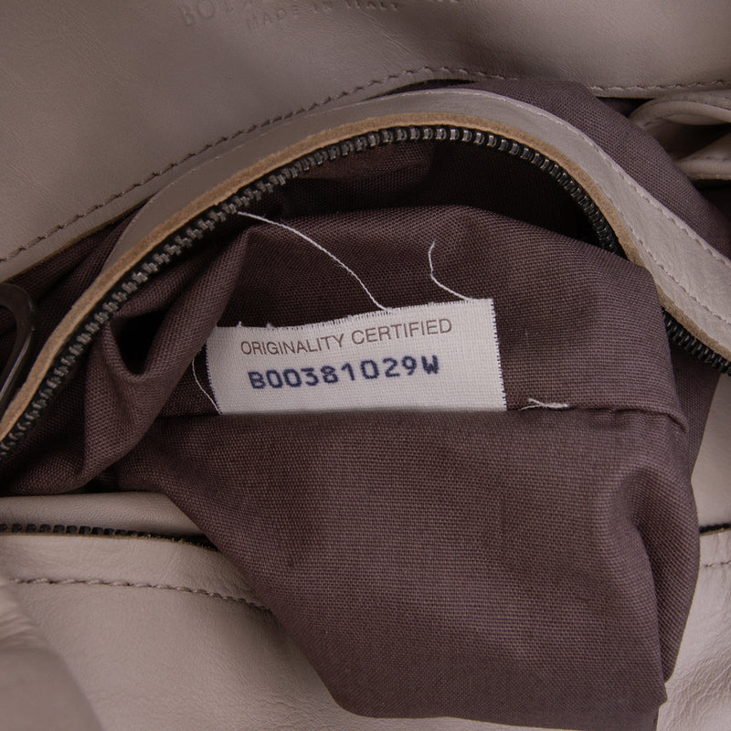 Leather Intrecciato Side Zip Tote - Image 6