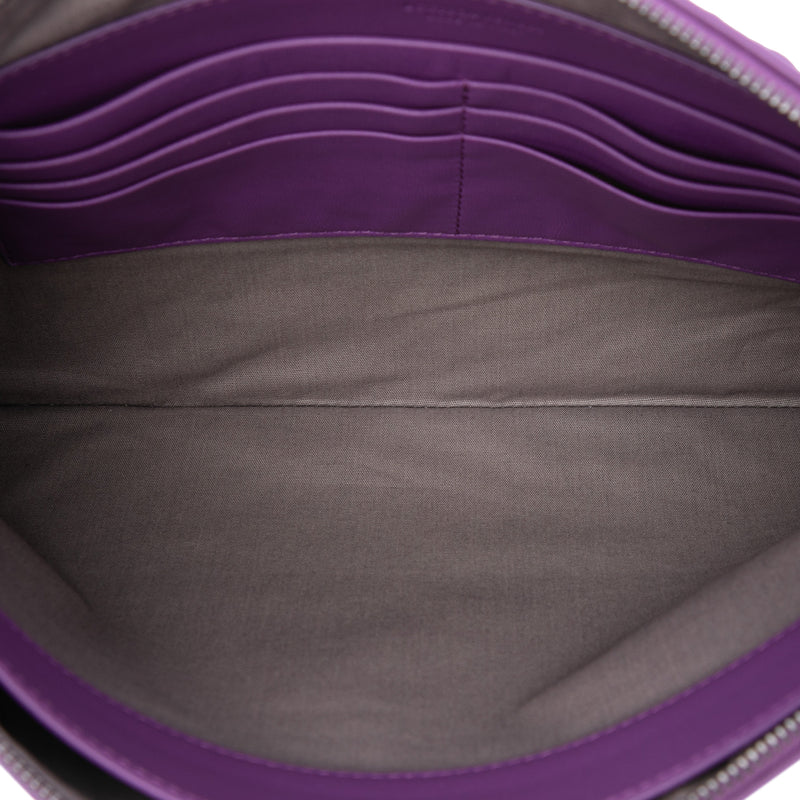 Large Nappa Intrecciato Flat Zip Biletto Pouch - Image 4