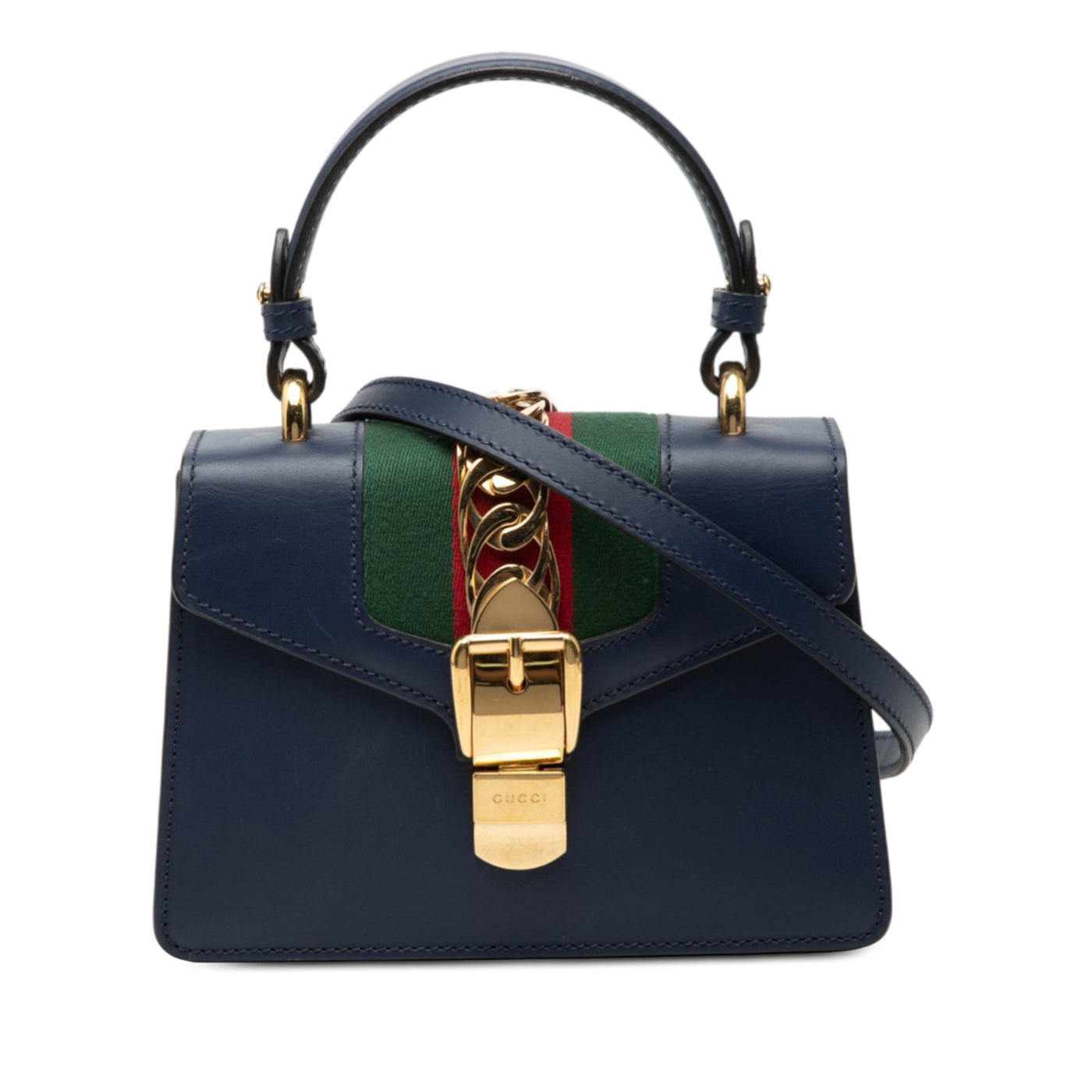 Mini Leather Sylvie Satchel - Image 1