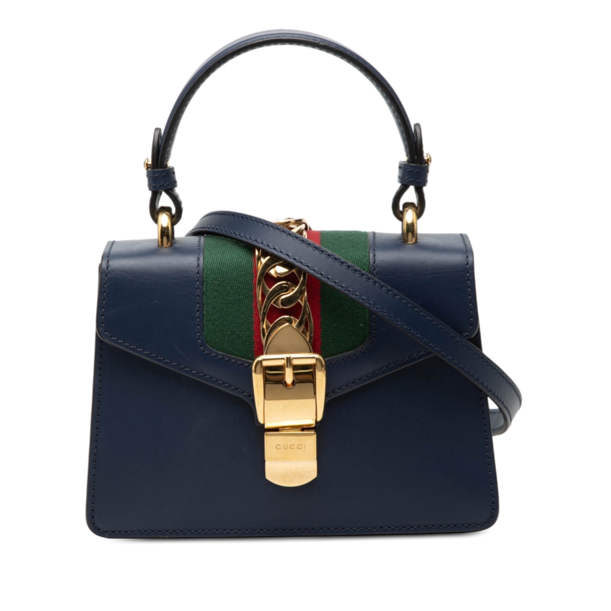 Mini Leather Sylvie Satchel - Image 1