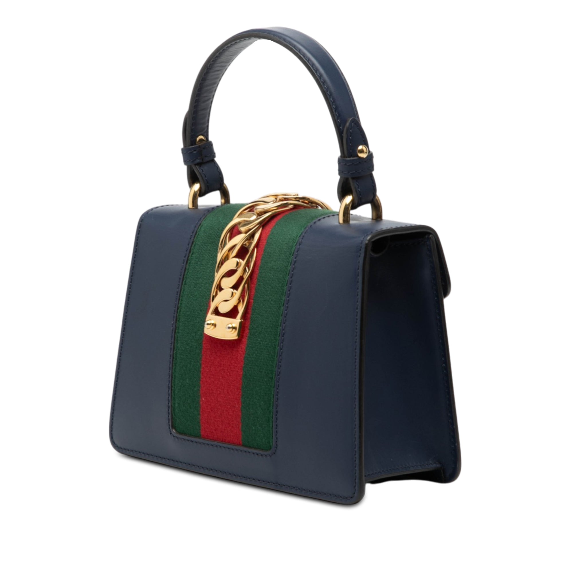 Mini Leather Sylvie Satchel - Image 2