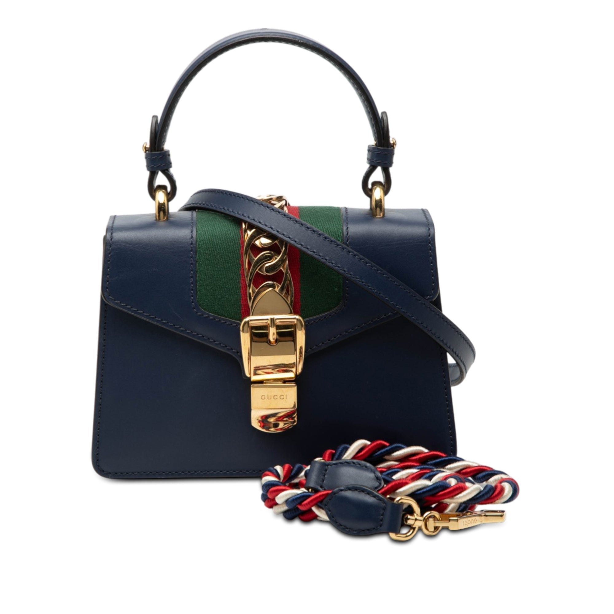 Mini Leather Sylvie Satchel - Image 8