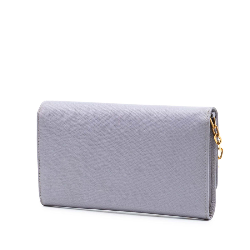 Saffiano Lux Wallet On Chain - Image 2