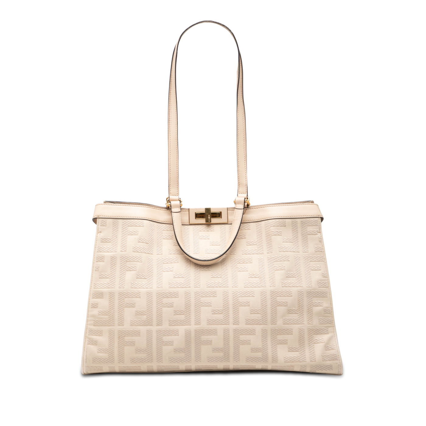 Zucca Embroidered Canvas Peekaboo X Tote - Image 1