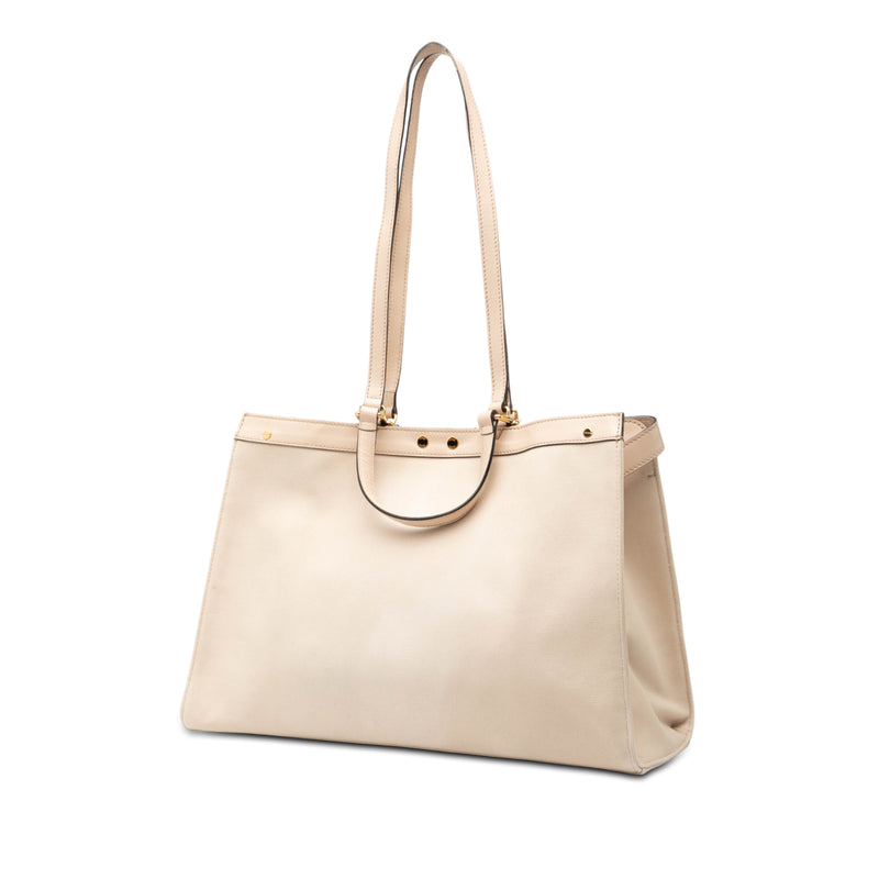 Zucca Embroidered Canvas Peekaboo X Tote - Image 2