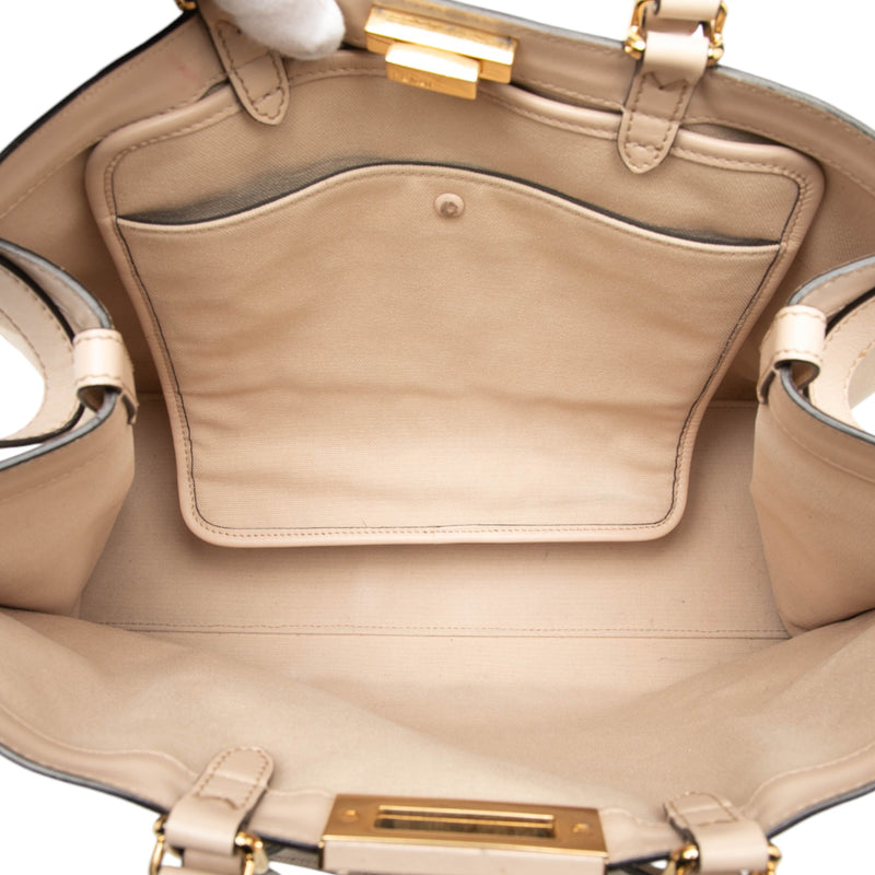 Zucca Embroidered Canvas Peekaboo X Tote - Image 4
