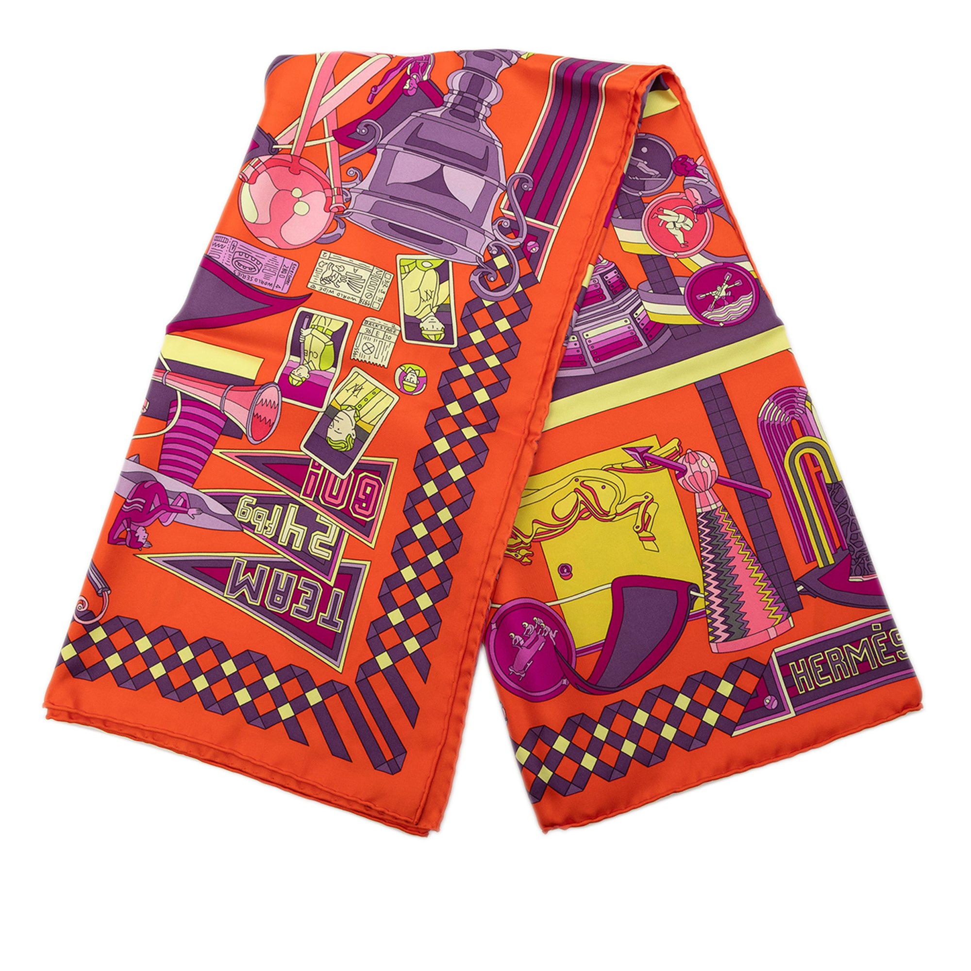 Les Trophee Silk Scarf 90 - Image 1
