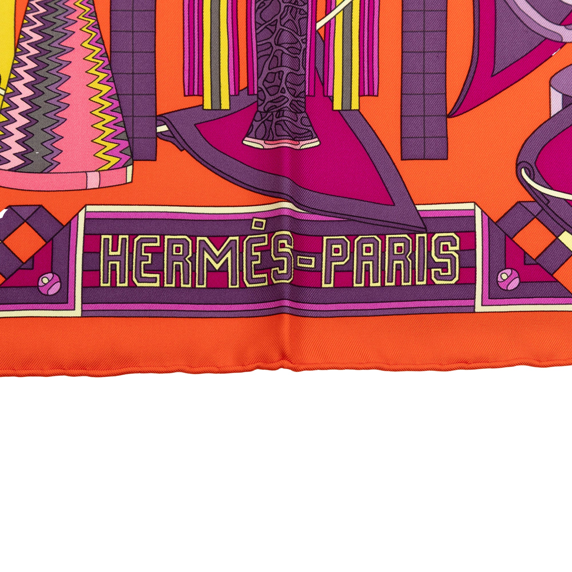 Les Trophee Silk Scarf 90 - Image 3
