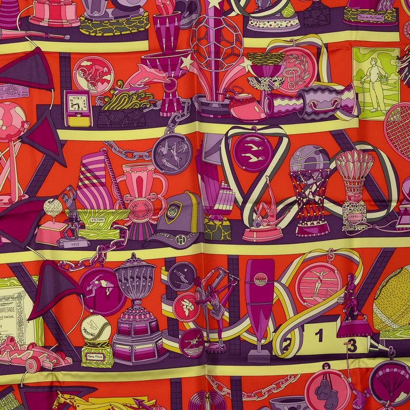 Les Trophee Silk Scarf 90 - Image 6