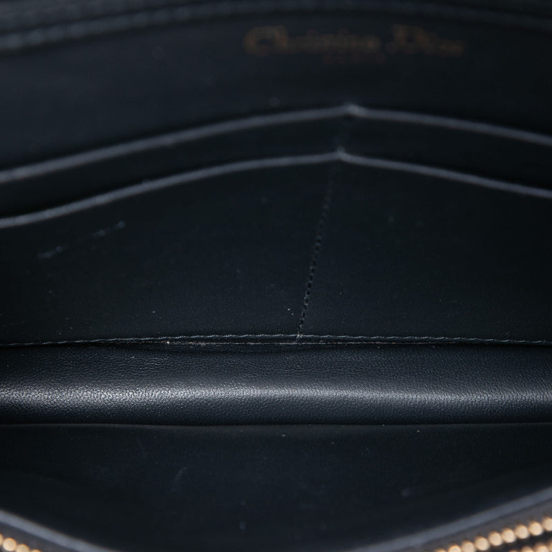 Metallic Calfskin Diorama Wallet on Chain - Image 4