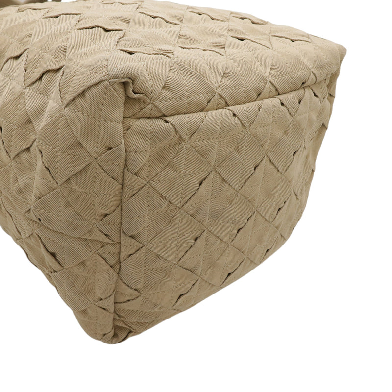 Canvas Intrecciato Webbing Open Tote - Image 3