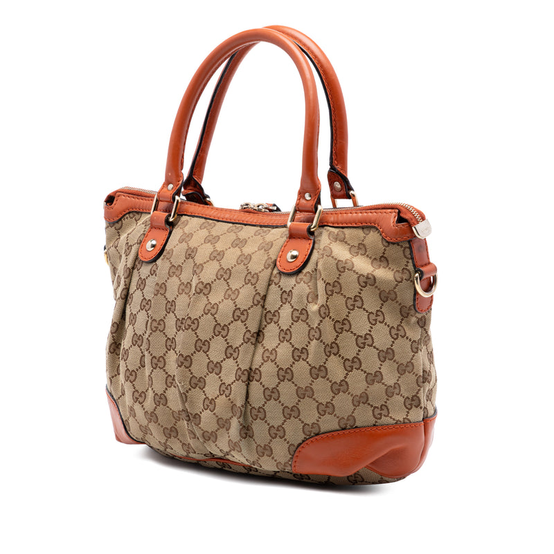GG Canvas Sukey Satchel - Image 2