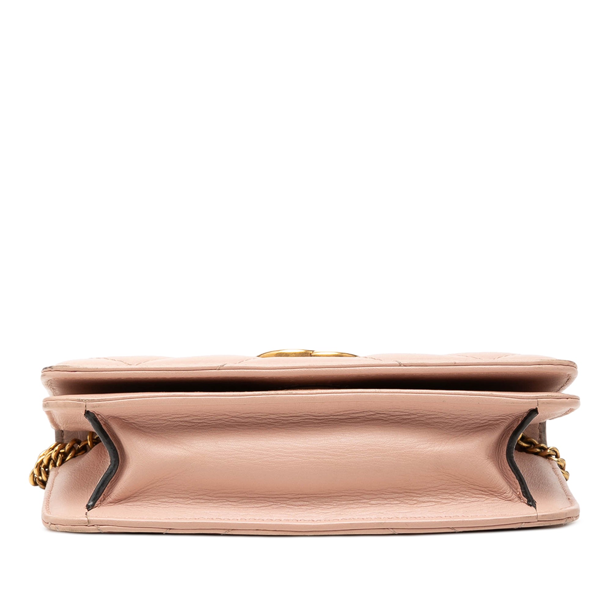 Mini GG Marmont Matelasse Calfskin Wallet On Chain - Image 3