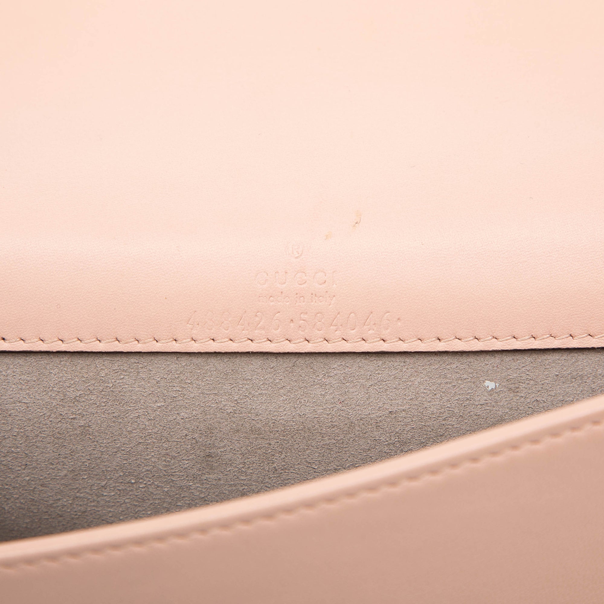 Mini GG Marmont Matelasse Calfskin Wallet On Chain - Image 5