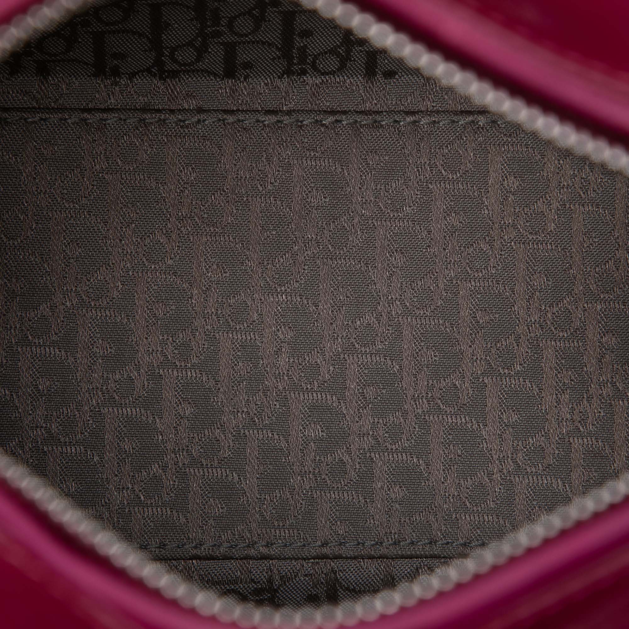 Medium Patent Cannage Lady Dior - Image 4