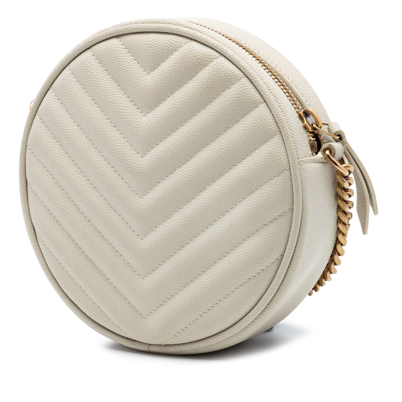 Grain De Poudre Chevron Round Vinyle Camera Bag - Image 2