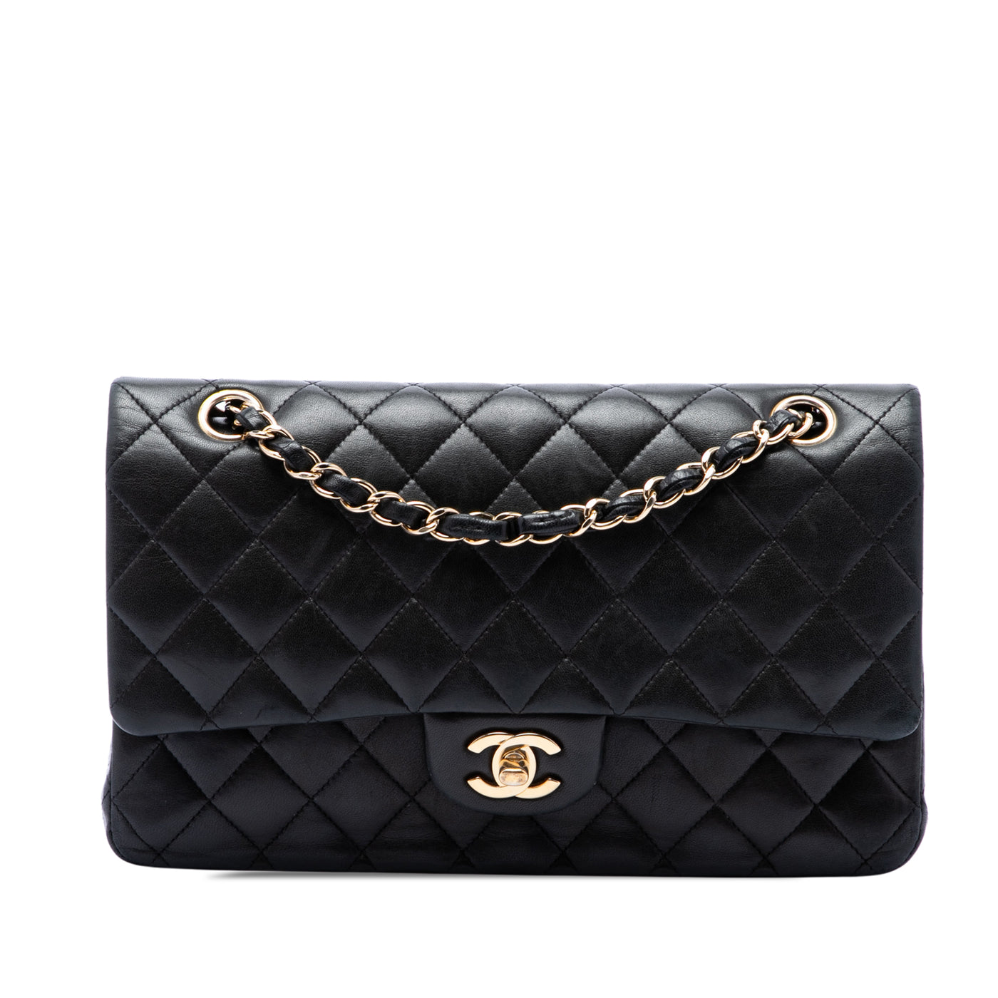Medium Classic Lambskin Double Flap - Image 1