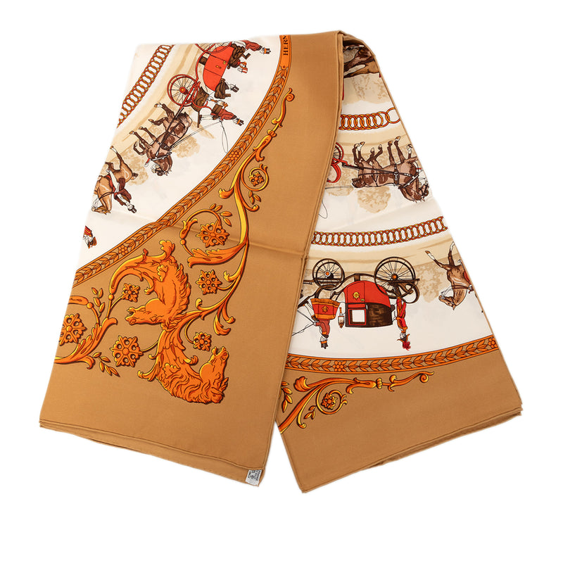 La Promenade De Longchamps Silk Scarf 90