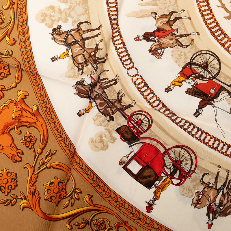 La Promenade De Longchamps Silk Scarf 90 - Image 3