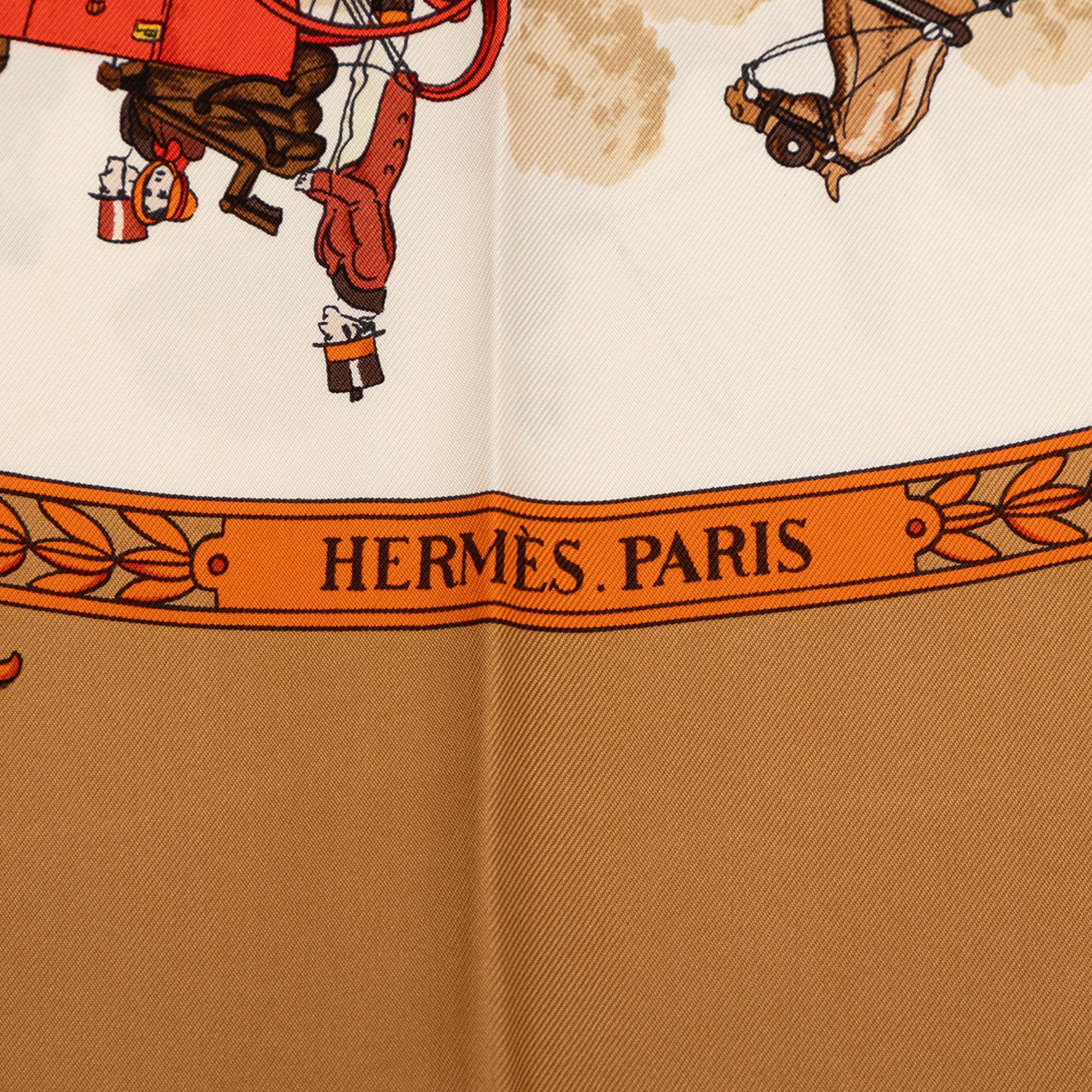 La Promenade De Longchamps Silk Scarf 90 - Image 6