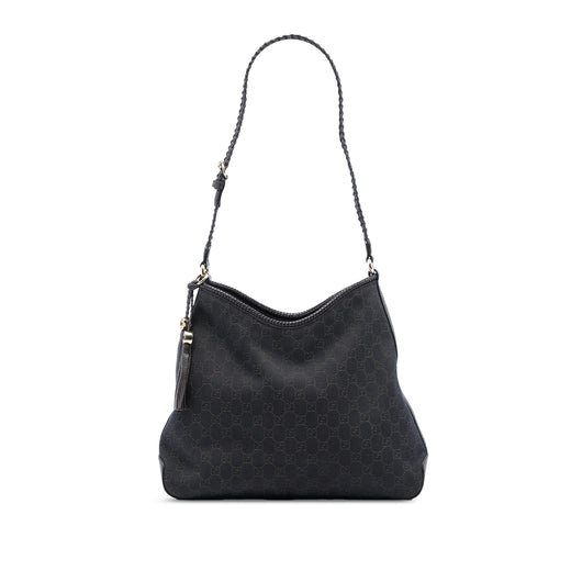 Medium GG Denim Marrakech Shoulder Bag - Image 1