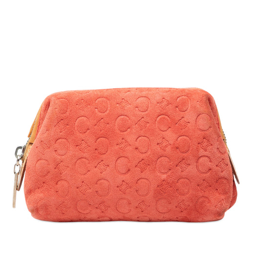 C Macadam Suede Pouch - Image 1