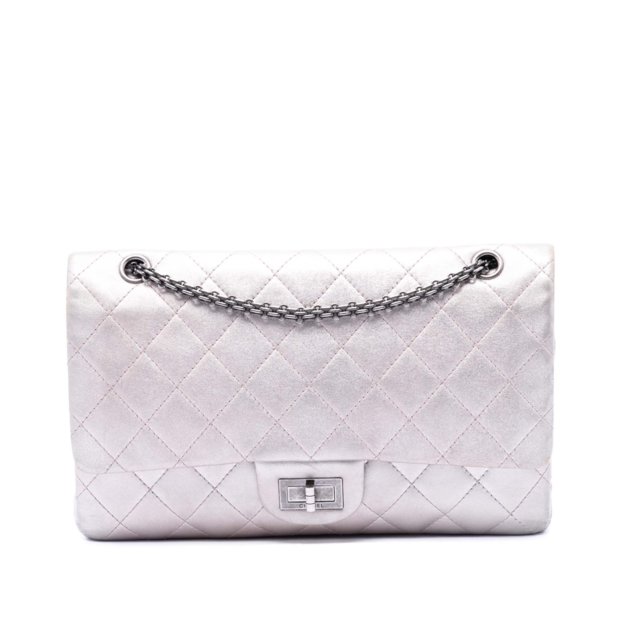 Quilted Iridescent Lambskin Reissue 2.55 Double Flap 227 - Image 1