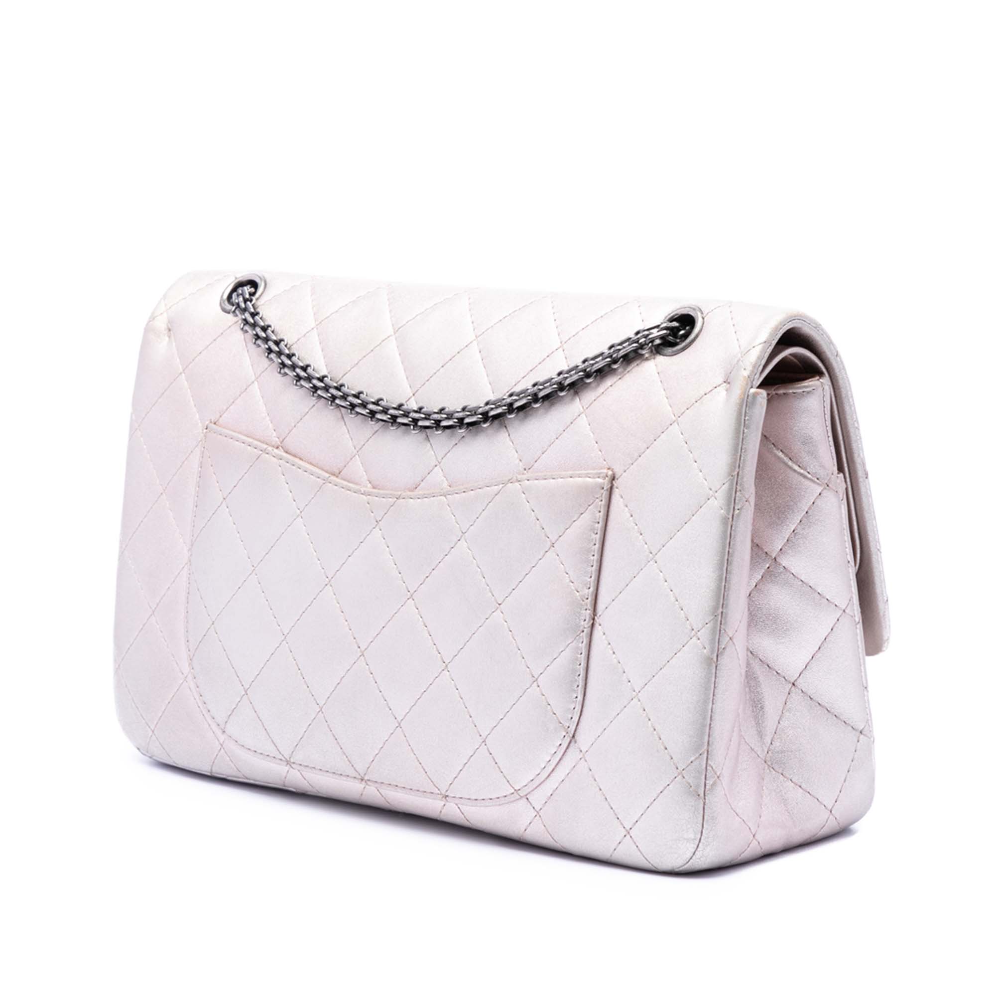 Quilted Iridescent Lambskin Reissue 2.55 Double Flap 227 - Image 2