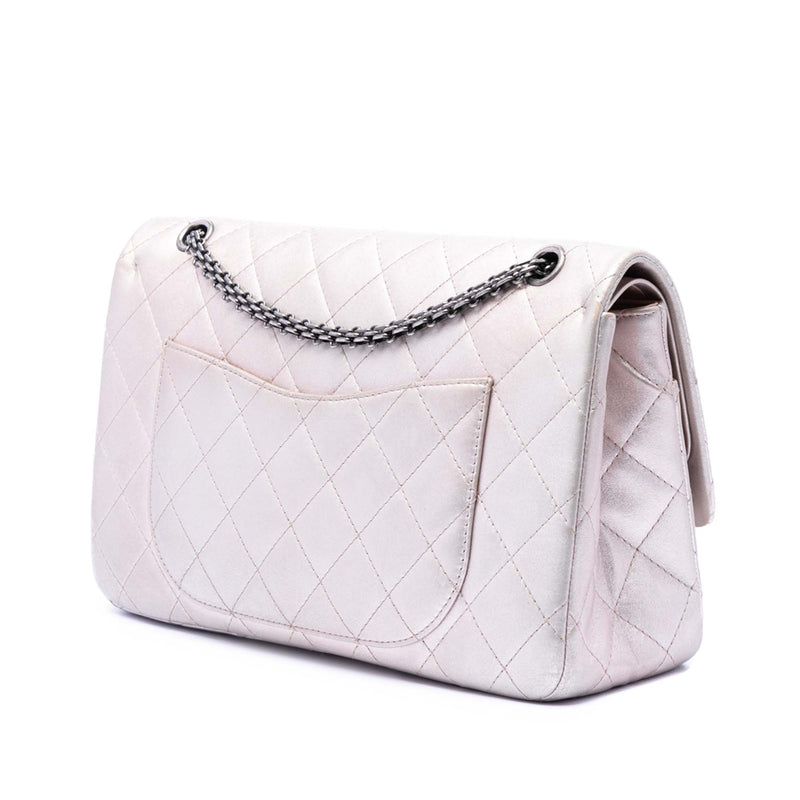 Quilted Iridescent Lambskin Reissue 2.55 Double Flap 227 - Image 2