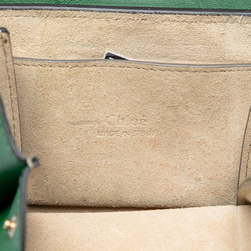 Mini Calfskin and Suede Faye Bracelet Bag - Image 5