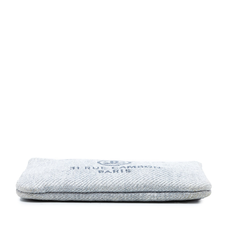 Small Denim Deauville O Case Clutch - Image 3