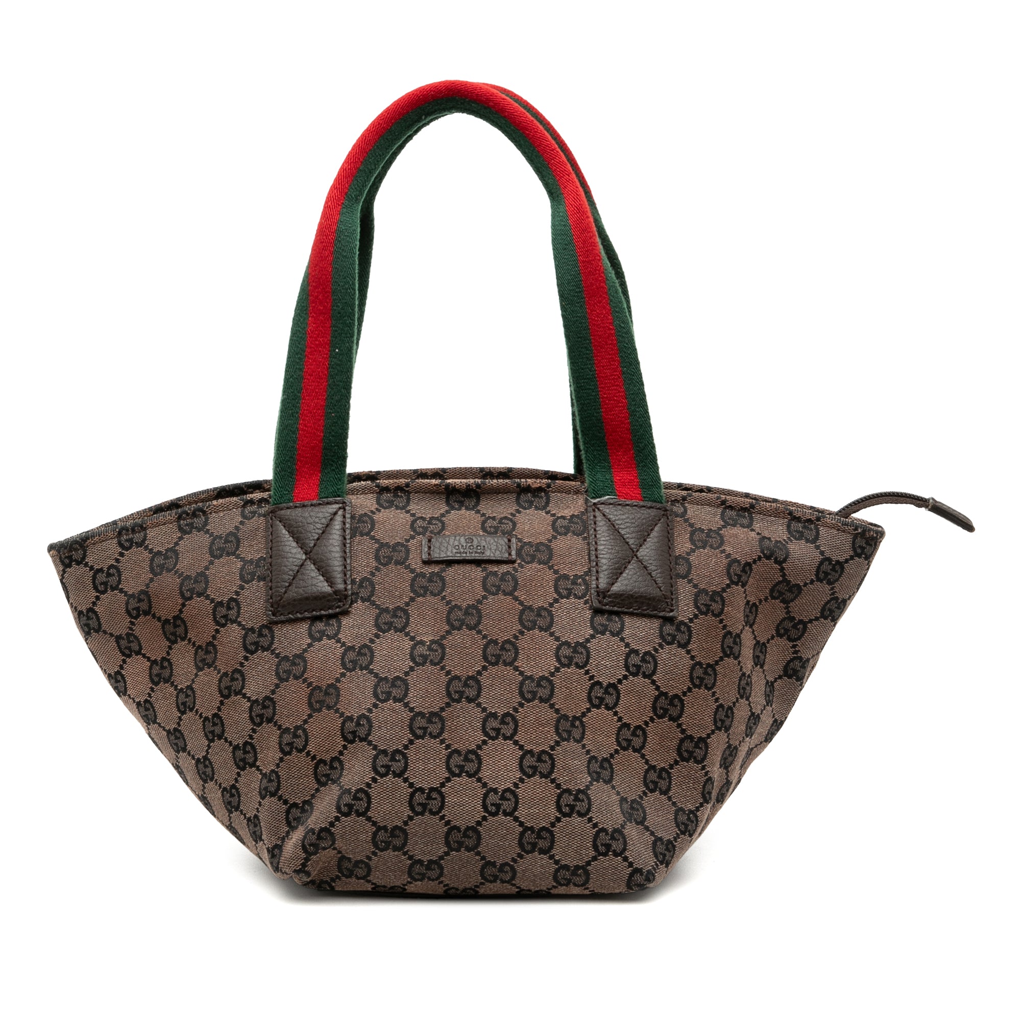 GG Canvas Web Tote - Image 1