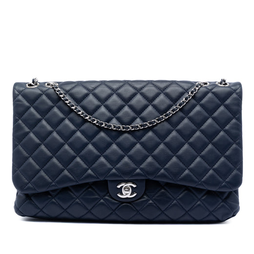 Maxi CC Quilted Lambskin 3 Compartment Flap - Image 1