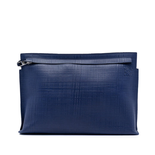 Leather Anagram T Clutch - Image 1