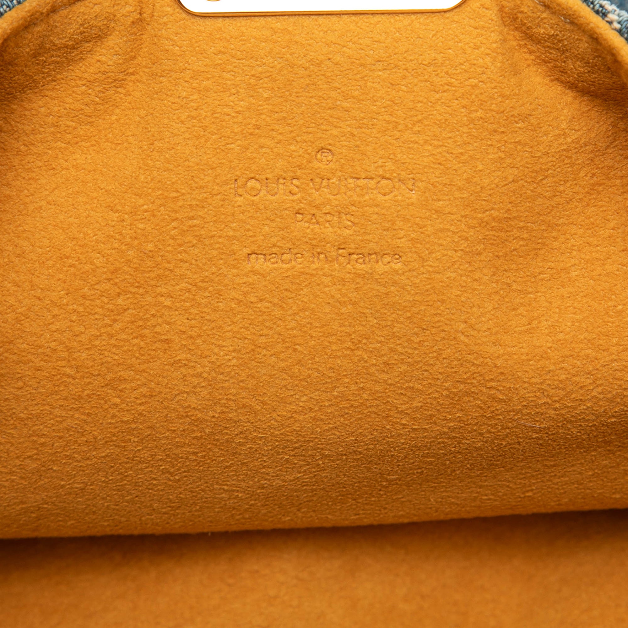 Monogram Denim Pochette Plate - Image 5